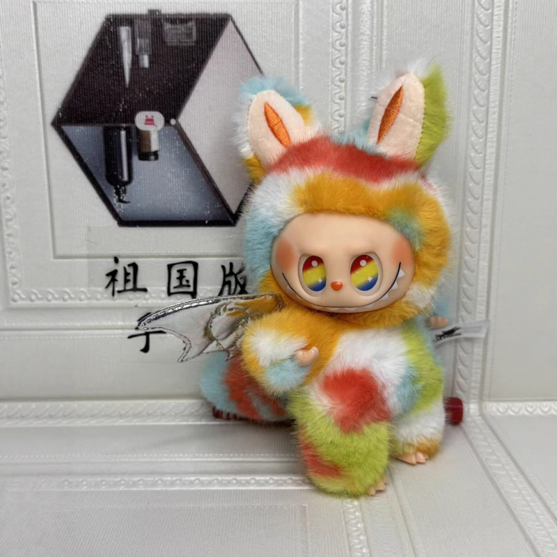 五代卡通拉布布挂件盲袋5.0毛绒LABUBU公仔包包挂饰配项链盲盒玩|undefined