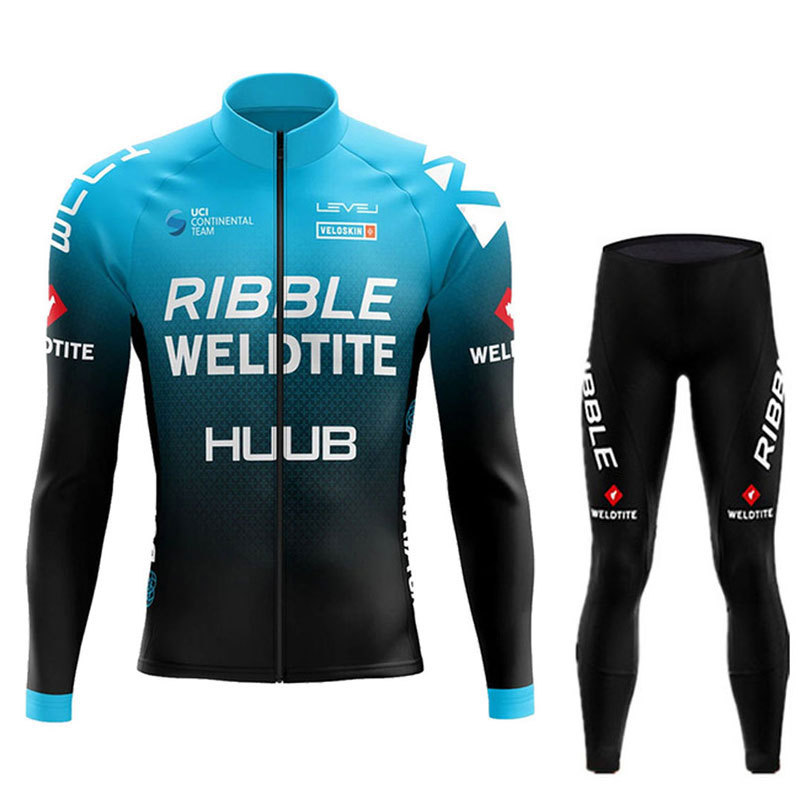 クロスボーダー専用huub騎手服長袖スーツ男性マウンテンバイク自転車服道路騎手装備卸売り