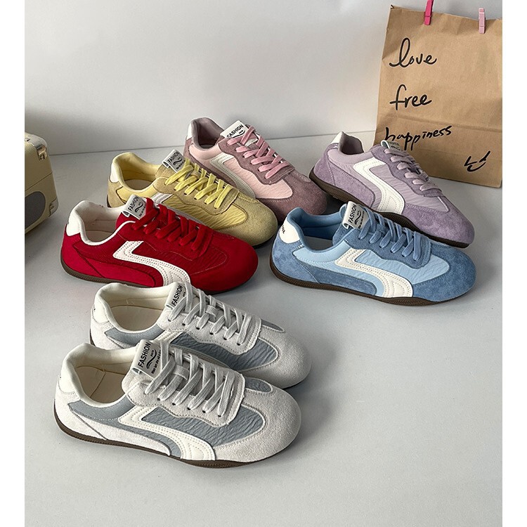 Casual Soft-Soled German Training Shoes for Women, 2026 New Fashion Height-Increasing Thick-Soled Sneakers, Lightweight Breathable Casual Sneakers