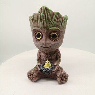 Fish Tank Landscaping Decorative Resin Crafts Simulation Ornaments New Products Listed Groot Tree Man Model Animation