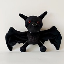 跨境新品Ozzy Osbourne - Bat-Biting Plush Toy可分头蝙蝠毛绒