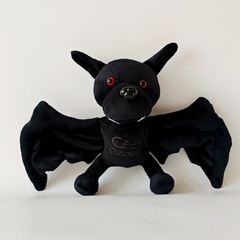 跨境新品Ozzy Osbourne - Bat-Biting Plush Toy可分头蝙蝠毛绒