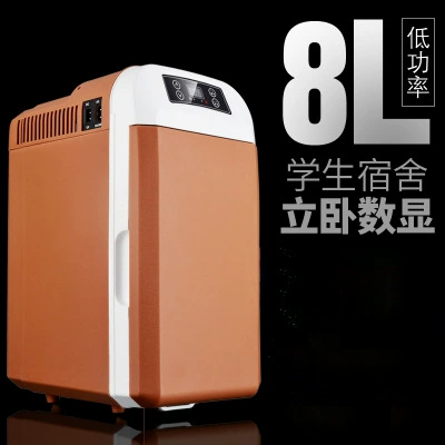 Avtomobil və ev üçün ikili istifadəli soyuducu, 12V/220V, dərman və çay üçün kiçik avtomobil soyuducusu