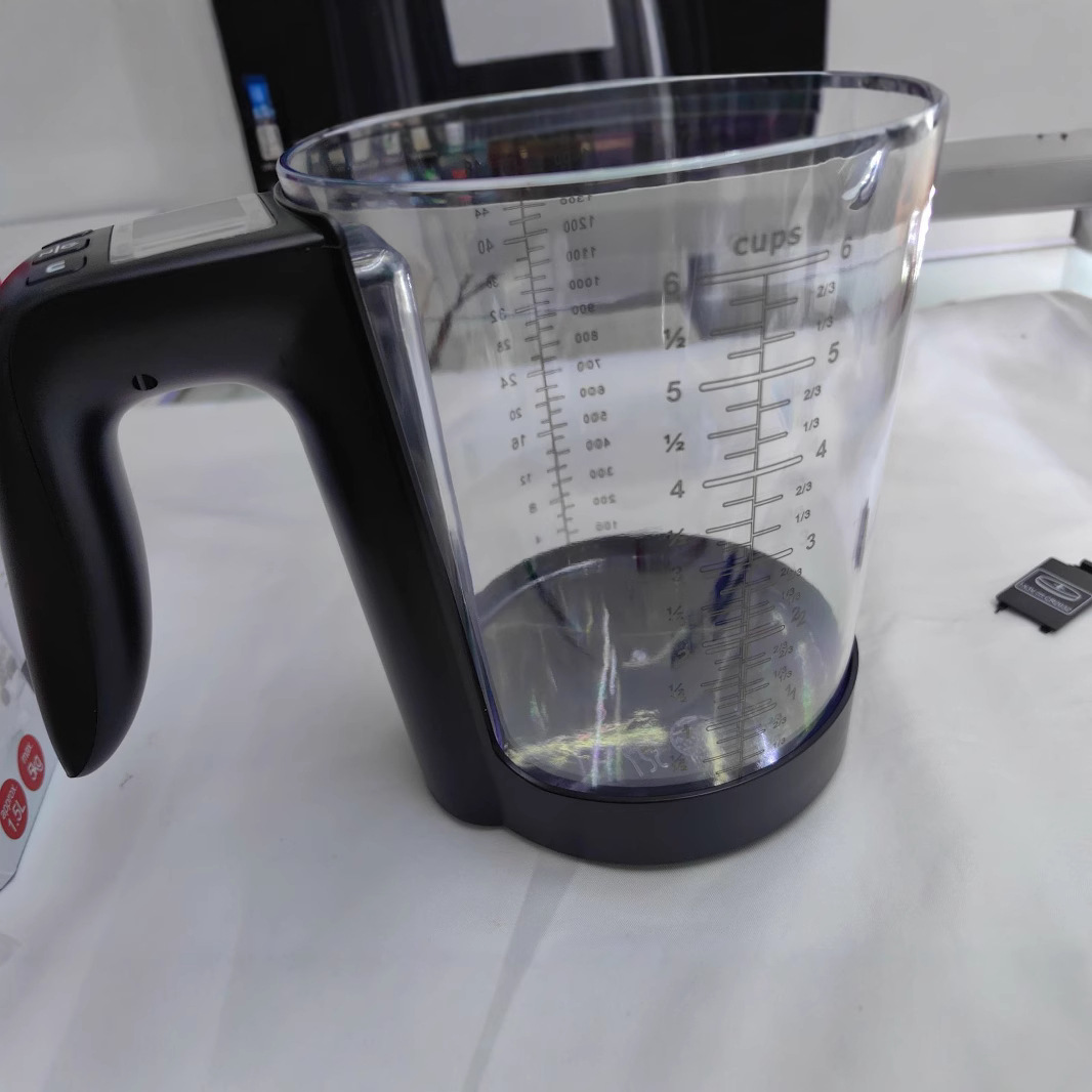 2025 Báscula electrónica para hornear de cocina con escala Taza medidora de líquidos multifuncional pesa 1500 ml