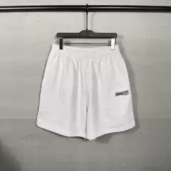 2025 Spring and Summer New Cross-Border B Family Paris Wave Classic Logo Embroidered Shorts for Men and Women, the Same Trend