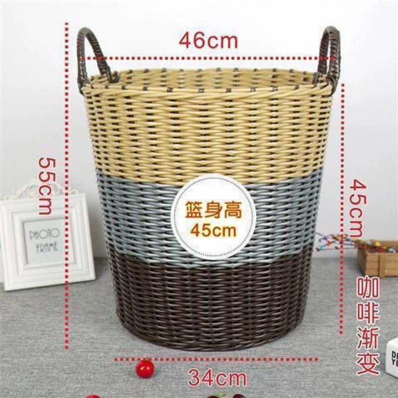 Пластиковая тканая корзина для белья, игрушка, корзина для хранения, DIY, новая коллекция