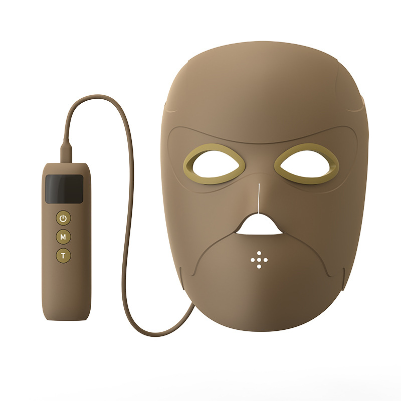 Silicone Light Therapy Mask Beauty Device, Facial Mask Device, Photon Rejuvenation Device, Red Light, Blue Light, Yellow Light, Infrared Light Skin Beauty Device