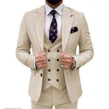 2025新款男士西装亚马逊套装三件套休闲商务宴会舞会修身西装婚礼