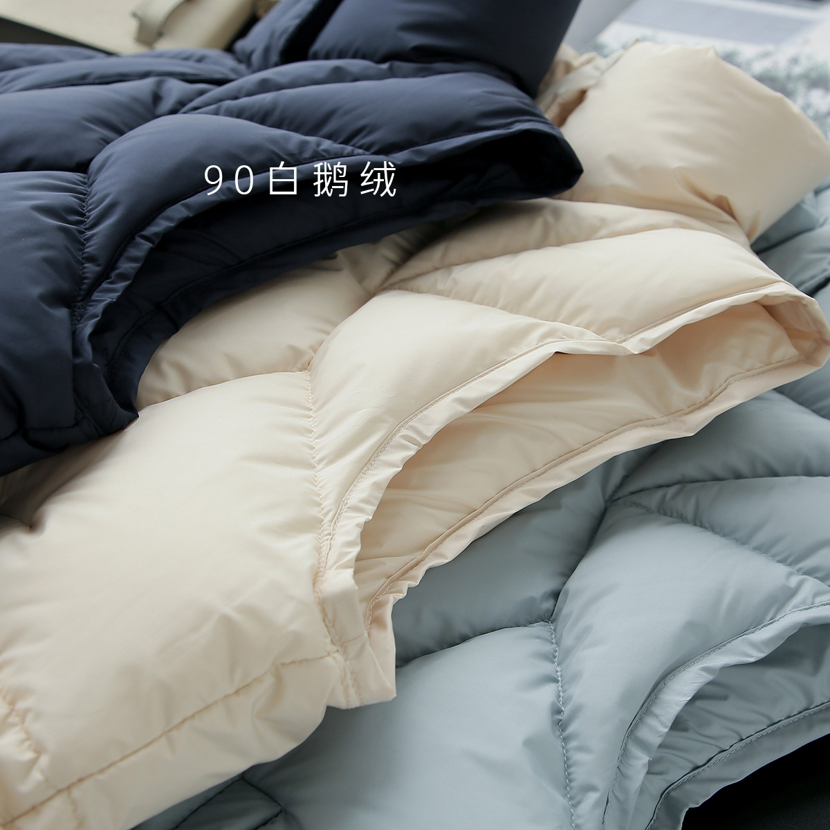 부드러운 빵처럼 푹신한 따뜻한 흰색 거위 아래로 작은 칼라 다운 조끼 코트 여성의 가을과 겨울 새로운 001 버전