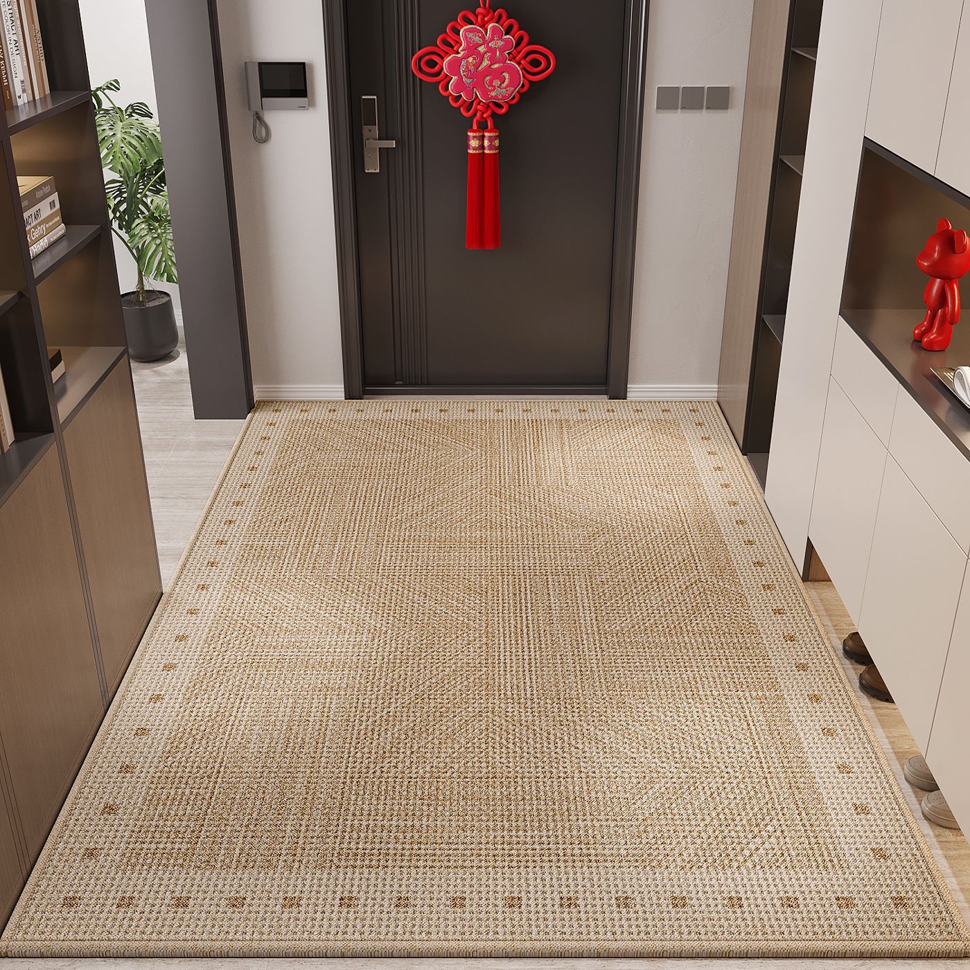 Puerta de entrada alfombra de piso 2025 nueva alfombra doméstica de alto nivel se puede limpiar alfombra de puerta sin lavado alfombra de pies sucia