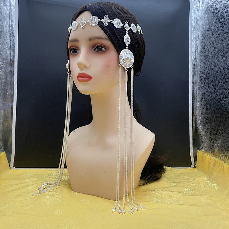 Монгольские головные уборы с кисточками и головами в свадебном национальном стиле