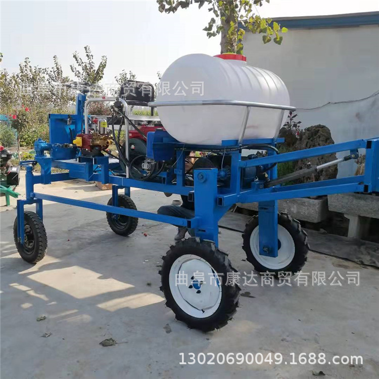 白菜辣椒四轮打药机 柴油三轮座驾打药机 农作物四轮液压杆喷药机