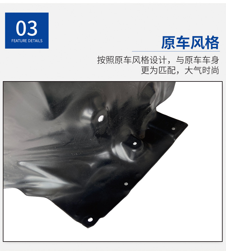 Suitable for Bmw M3M4 Front Fender Liner F80F82 Front Wheel Mudguard Chassis Cover Triangular Panel Protective Cover