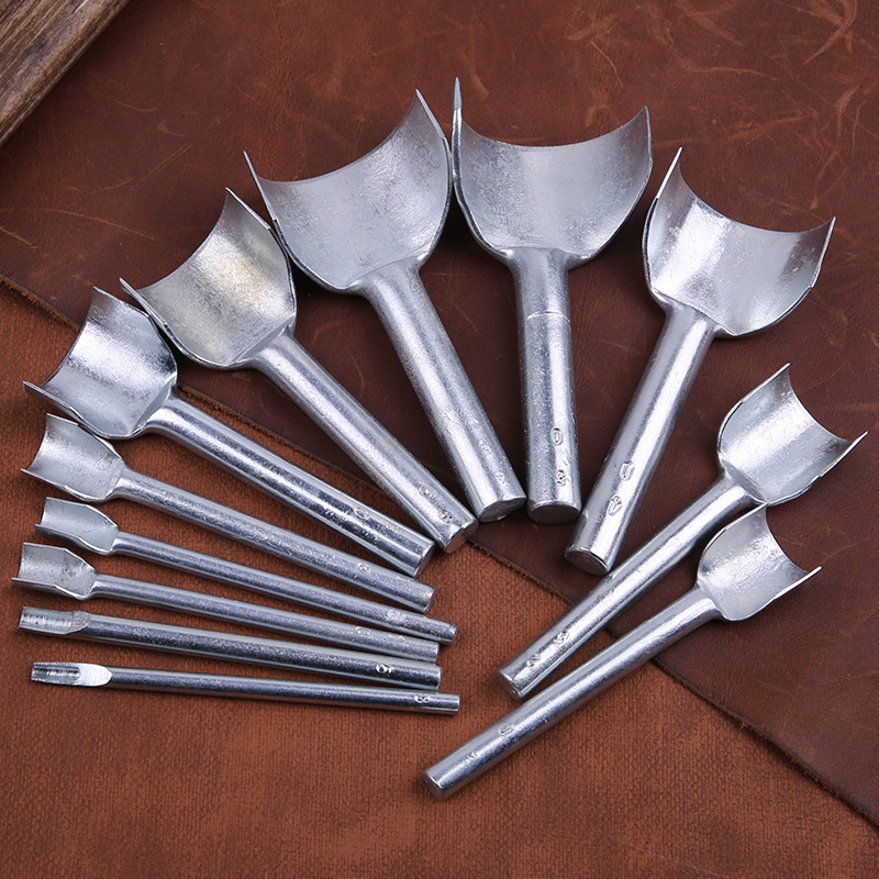メーカー直販1/2半円カット浅半円カットDIY革工具セットベルト尾カット浅半円カット|undefined