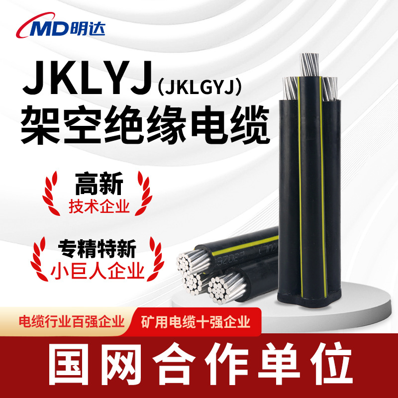工厂JKLYJ/JKLGYJ架空绝缘电缆1芯3芯50/150/240/600平方架空电缆