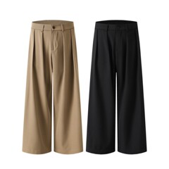 RUIIENRS x FORN3 2025 秋季新款日系百搭简约宽松休闲裤N1528