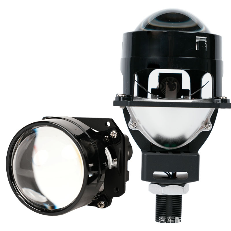 Nuevo faro LED de 2,5 pulgadas doble copa de luz doble lente sin pérdida H4H7 luz alta y corta integrada 56W