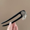 65# Серебристые цветы с кисточкой