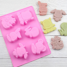 都比 手工皂模 生肖系列 硅胶蛋糕模 12星座之一 果冻布丁石膏模