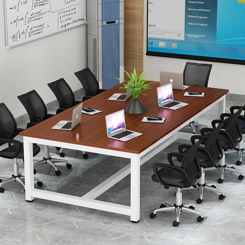 Meeting table, long table, minimalist public table, negotiation table, rectangular long table, simple training table, workbench