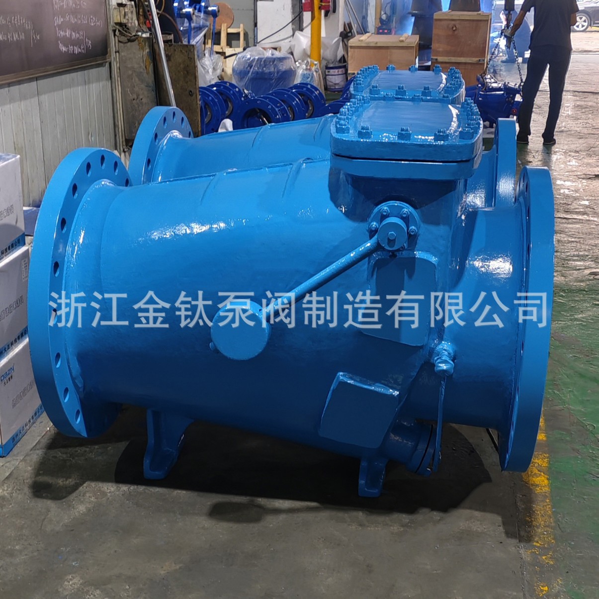 微阻缓闭止回阀铸钢法兰单向式重锤止回阀厂家浙江HH44H-25C
