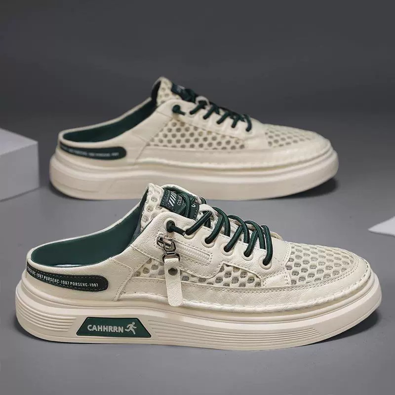 2024 Летняя новая ткань дышащая спортивная маленькая белая обувь повседневная педаль