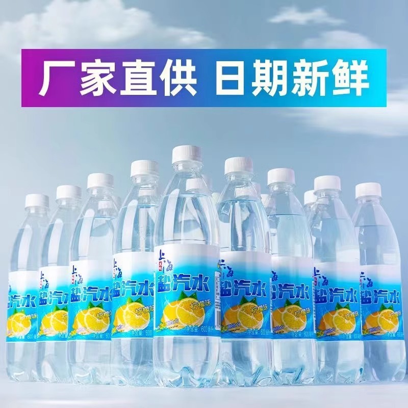 上海風味のソルトソーダ レモン風味 600ml×24本 箱入り 熱中症予防・冷却・喉の渇きを潤すソーダドリンク|undefined