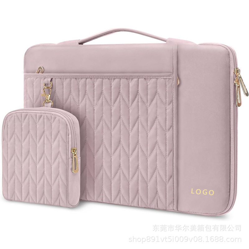 Amazon's New Apple Huawei Notebook Handbag Computer Handbag with Small Bag Waterproof and Stowable