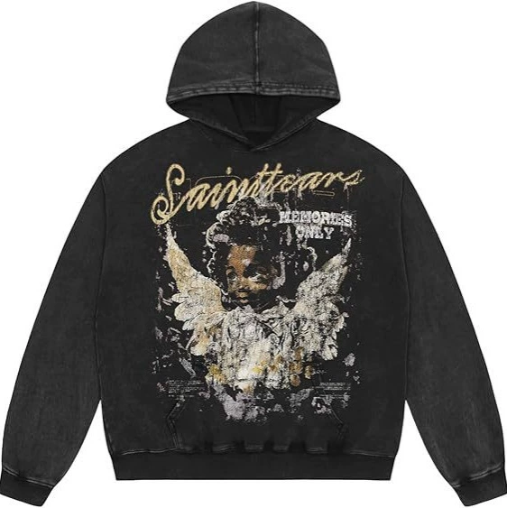 2024 Осень и зима Новый европейский и американский прилив мультяшный узор с принтом свитера для мужчин и женщин