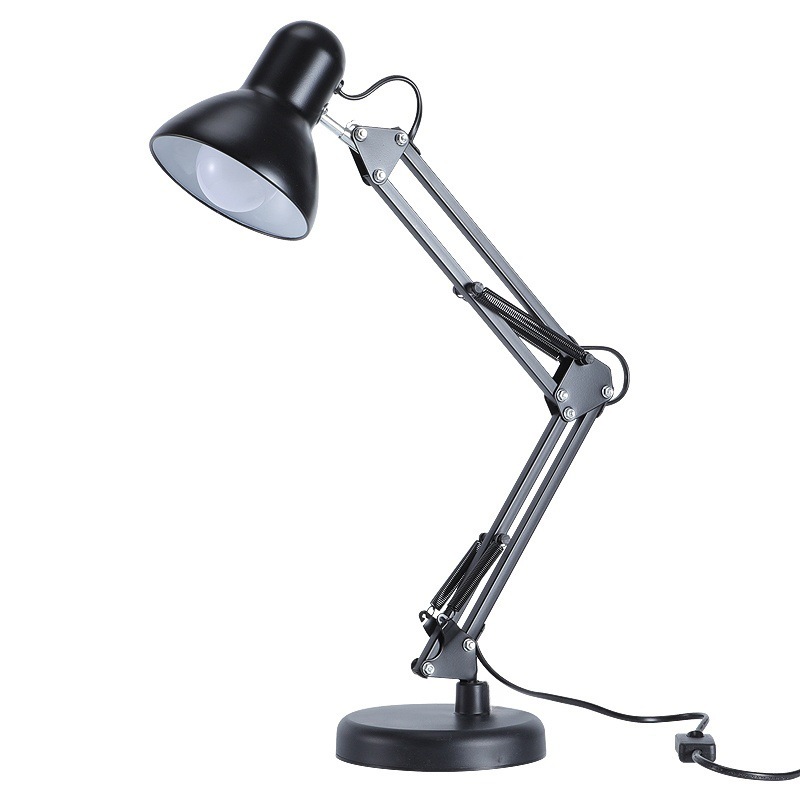 Lámpara de escritorio de protección ocular para estudiantes universitarios, escritorio de dormitorio, dormitorio, lectura junto a la cama, trabajo, luz LED americana para el hogar