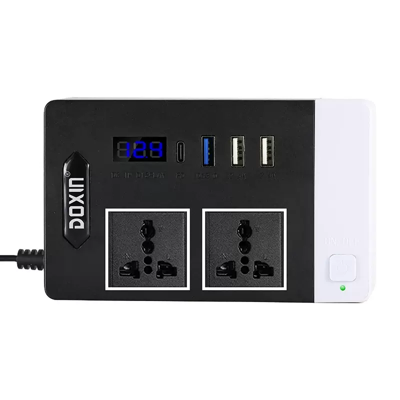 200W车载逆变器 250W足功率多功能带PD 快充车载逆变电源转换器