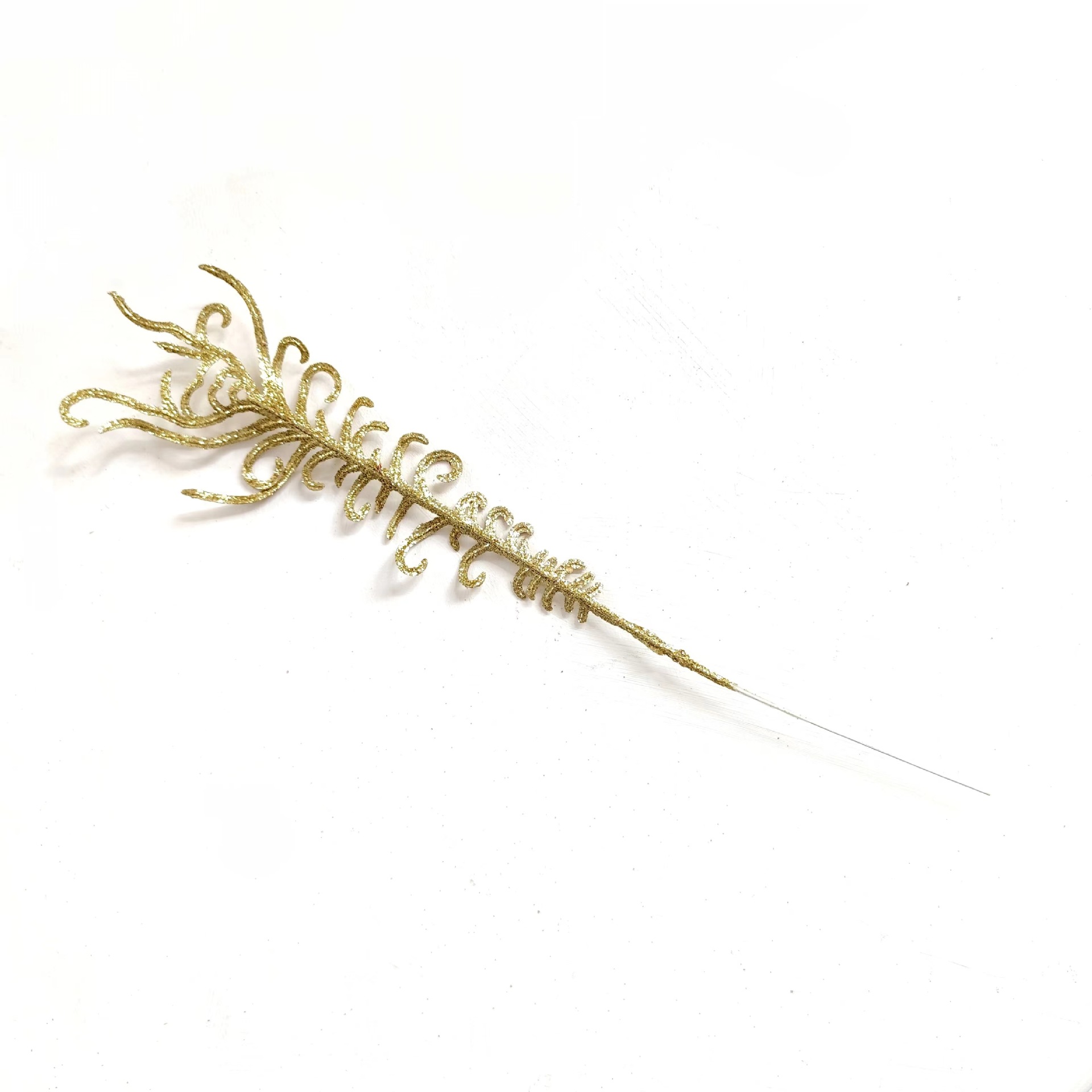 S.A.S.H. Hot sale hojas de cuerno de venado Amazon Navidad decoración de oro en polvo hojas de cuerno de venado decoración de oro en polvo