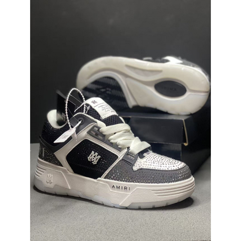 Nuevo AMIRI marca de moda para hombres y mujeres zapatos de skate de altura baja, zapatos deportivos casuales de suela gruesa, zapatos de moda de pareja image 13