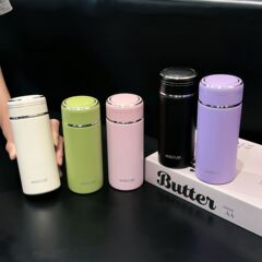 浩顺百货家居爆品不锈钢保温泡茶杯车载商务杯便携批发保温水杯