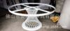 White round table Foreign wedding wedding celebration for stainless steel dining table party outdoor banquet table factory direct sales