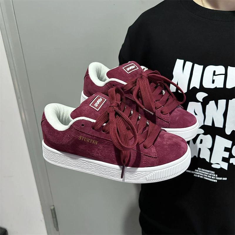 Корейская мода модная повседневная хлебная обувь для женщин ins уличный снимок ретро нишевые дизайн чувство ретро классические коньки