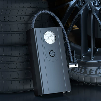 Avtomobil hava nasosu DC12V şin şişirdicisi, portativ mini hava nasosu