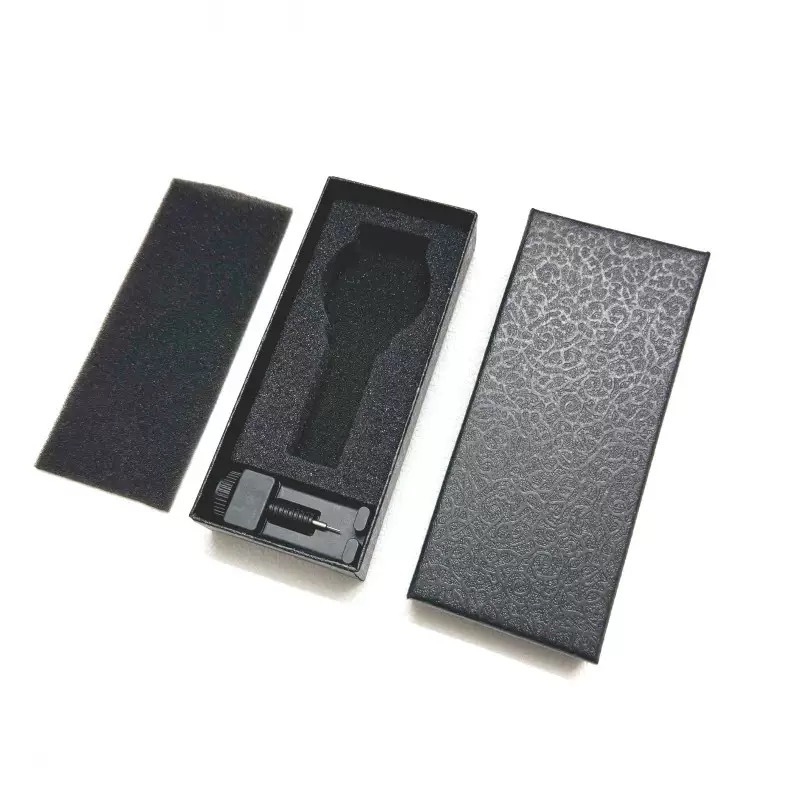 블랙 시계 상자 + 시계 조절기