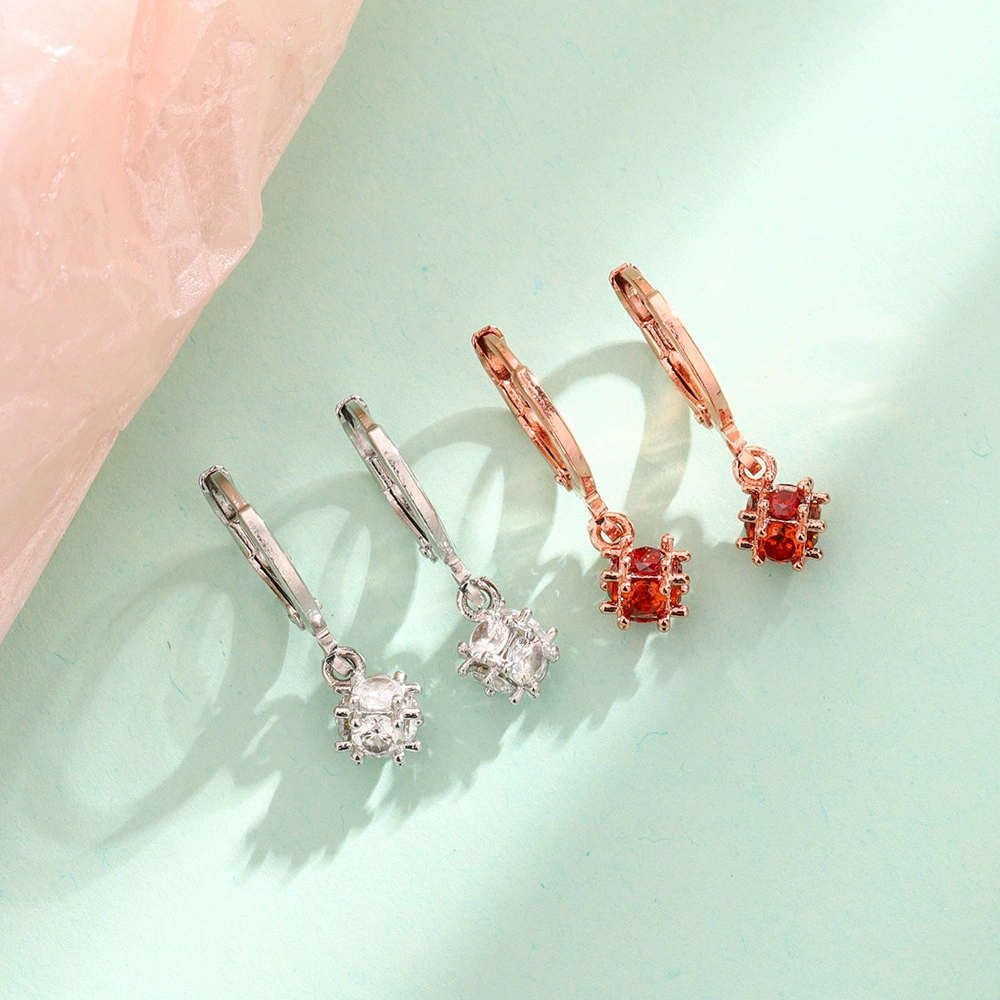Трёхмерный кубик Рубика, модные серьги, головоломка, стиль light luxury