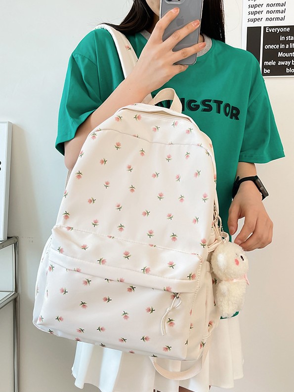 School Bag for Girls, Ins-Style Korean Version, Harajuku Academy Style, Campus Backpack for Middle and High School Students, New Trendy Double-Shoulder Backpack