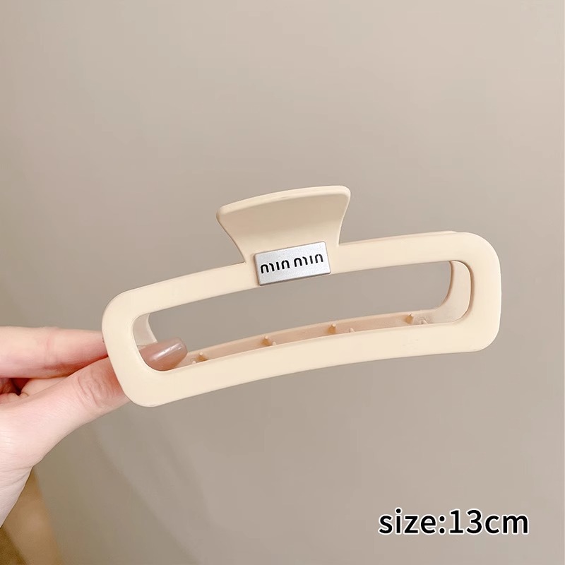 Zhao Lusi mismo estilo de clip de agarre de lazo femenino 2025 nuevo clip de tiburón grande de alta gama en la parte posterior de la cabeza horquilla