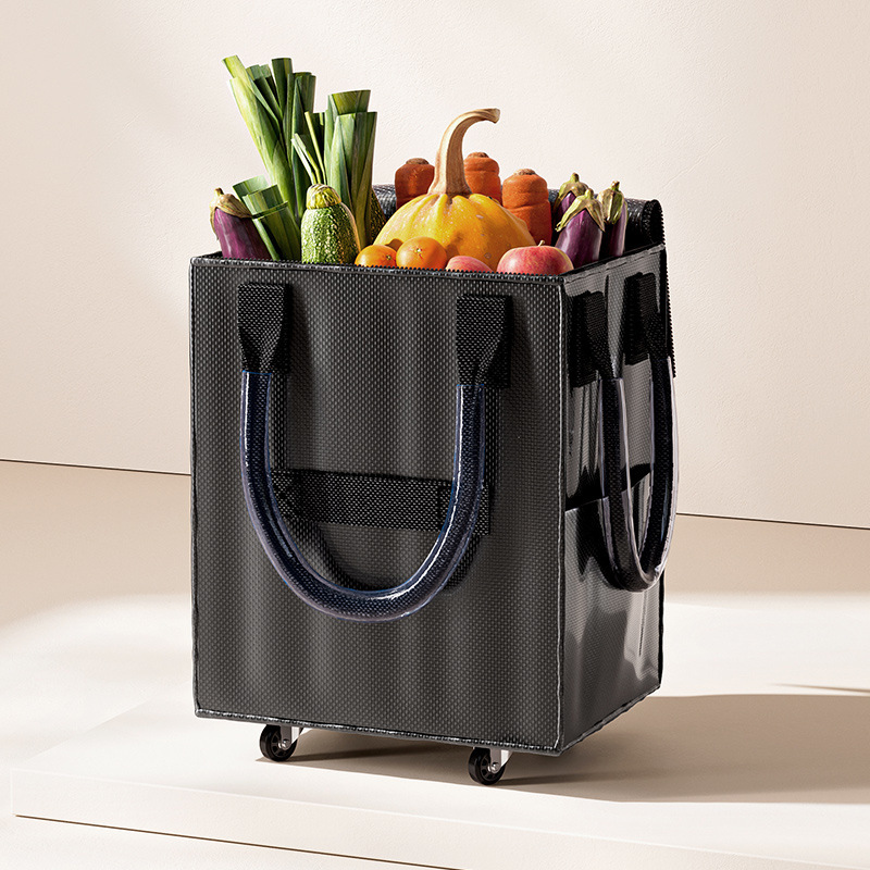外国貿易カラフルな Haiken バッグ食料品ショッピングカートポータブルショッピングカート階段登り折りたたみ軽量カート家庭用カートバッグ|undefined