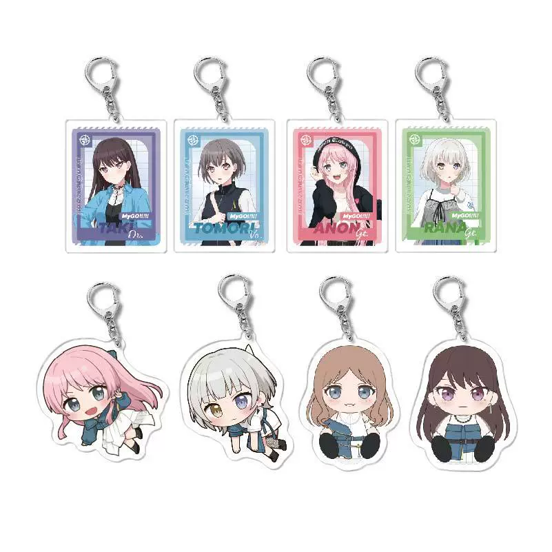 Двумерный акриловый брелок BangDream MYGO! Подвеска HD декор, подарок