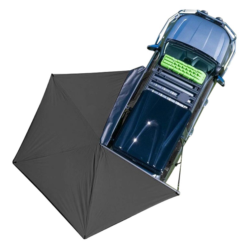 Factory Car Side Awning Ultra-Wild Sunshade Car Rainproof Side Tent Outdoor Camping 270-Degree Fan-Shaped Tent