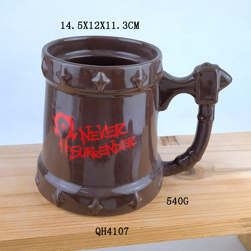Temas del juego World of Warcraft Tazas de cerámica Venganadores Tazas de agua de cerámica Tazas de café publicitarias Anime