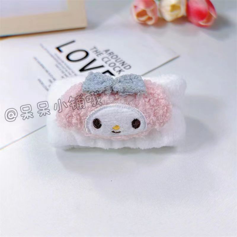 Arco banda de pelo al por mayor de las niñas de color sólido todo partido de maquillaje absorbente de sudor-limpieza lavado de cara correa de muñeca de franela banda de pelo