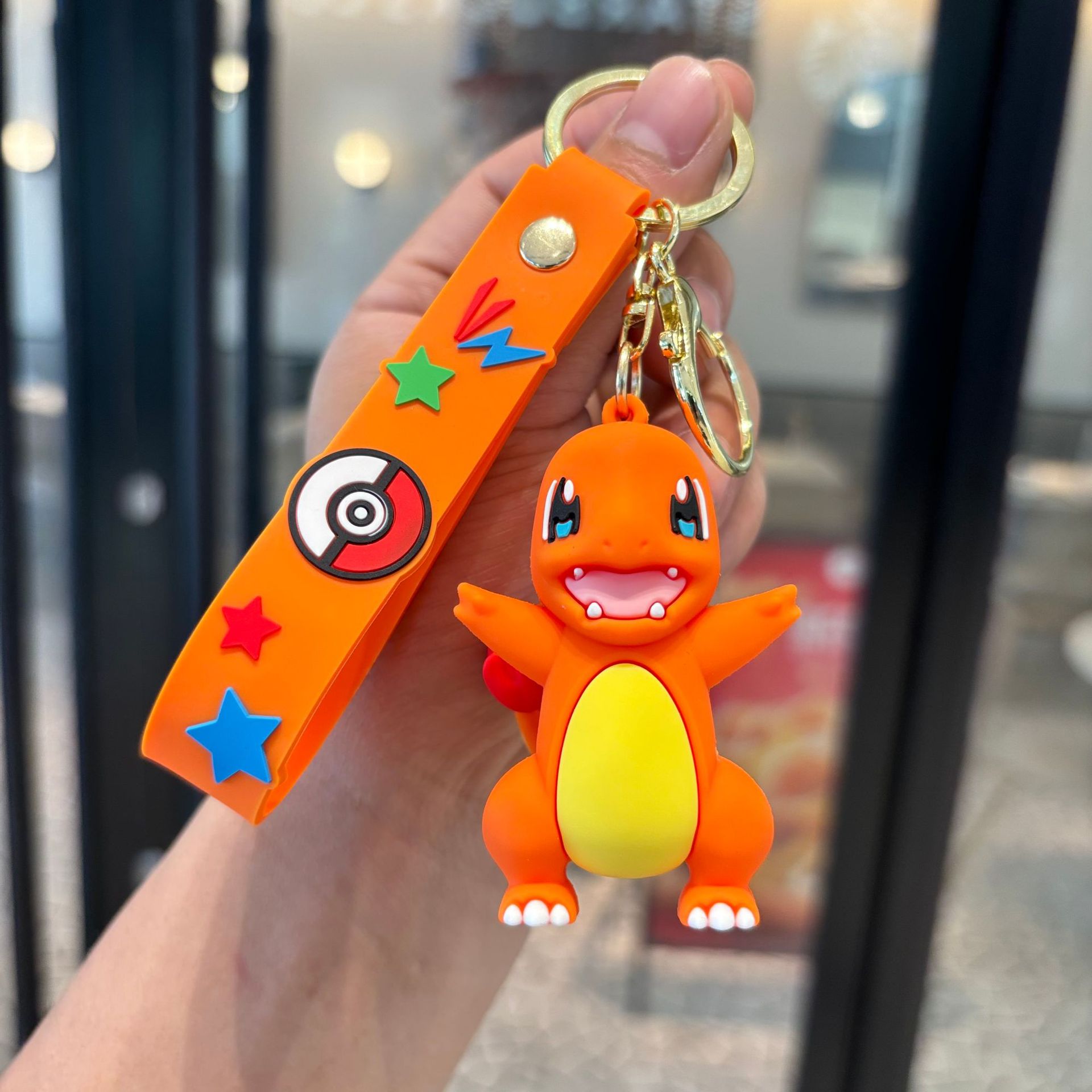 Llavero de Pokémon - Pequeño dragón de fuego