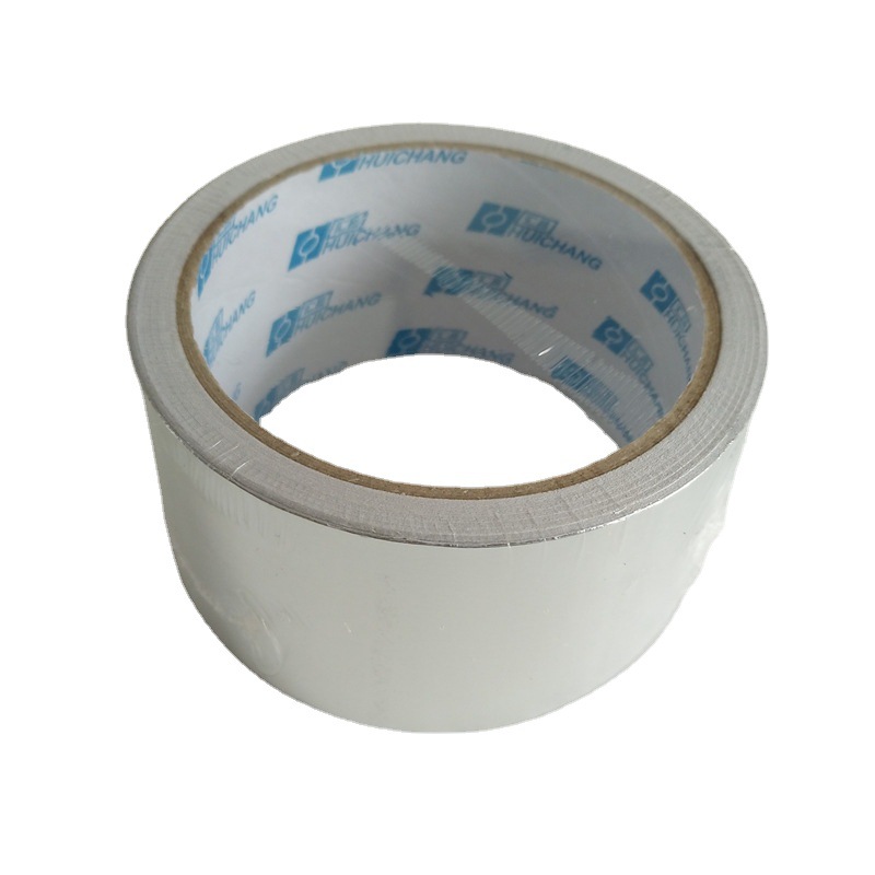 汇昌铝箔胶带密封粘性好夹筋铝箔压敏胶玻纤铝箔布胶带