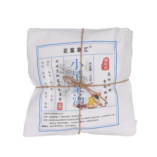 Wholesale Bouillon Pack for Old Beijing Small Hanging Pear Soup, Rock Sugar Snow Pears, Tremella, Goji Berries, Red Dates, and Lily Bulbs