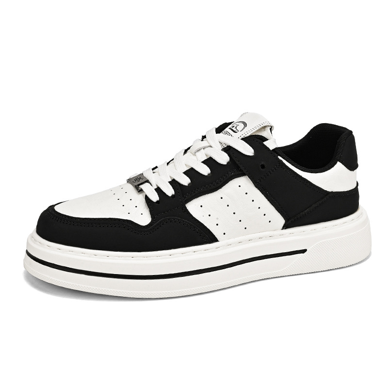 2024 nueva luz de los zapatos de los hombres de lujo casual todos los zapatos de tablero de la estación europea todos los zapatos de moda de los hombres vivos populares pequeños zapatos blancos